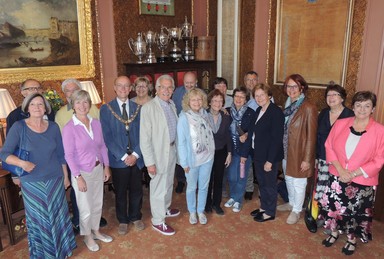 Brunswick visitors meet Mayor and Twinning Chairman