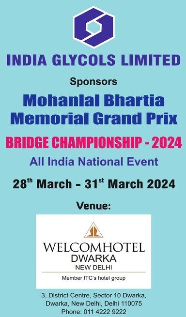 Mohanlal Bhartia Grand Prix Bridge Championship 2024