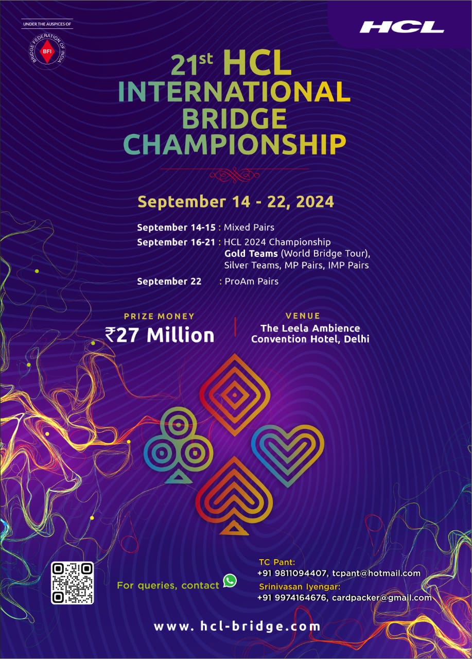 21st HCL International Bridge Championship 2024
