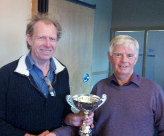 City Cup presented to EBC's Peter Watson by David Wing