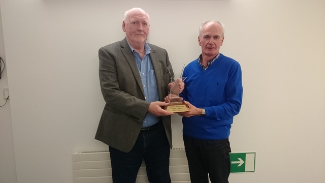 Winners of the Jubilee Trophy 2015 - Michael Kiernan and Seamus Hughes