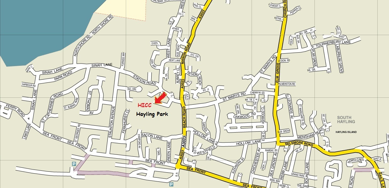Position of Hayling Island Community Centre (HICC)
