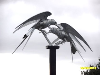 Ledbury swallows sculpture