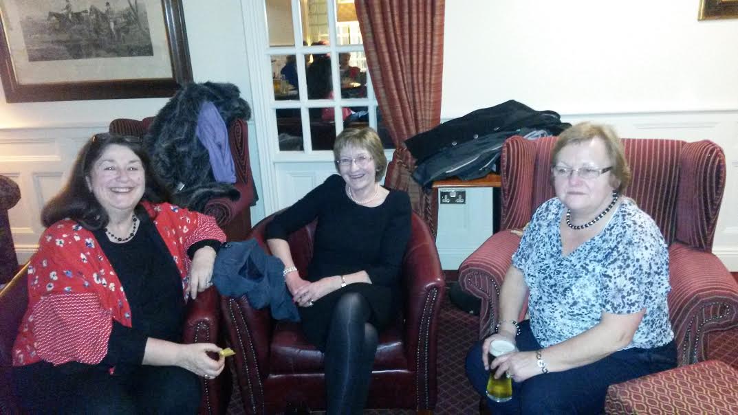 Relaxing with a drink