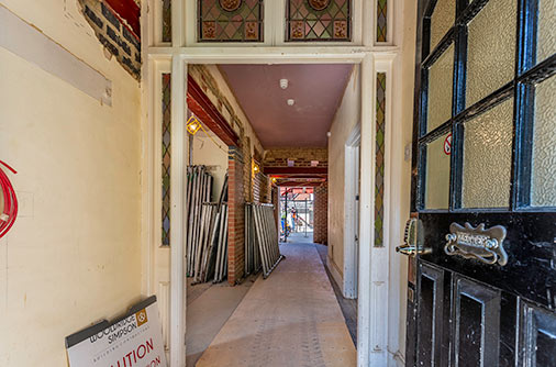 New corridor looking from front door - September 5