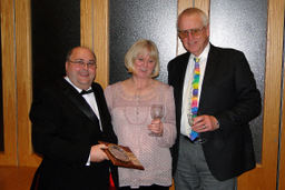 Lorraine Curry and Roger Gregory Plate winners