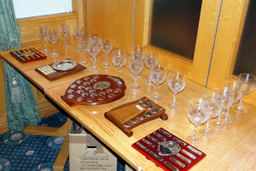Prize table before distribution