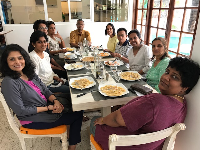 At Lunch with some of the new players - May 2017
