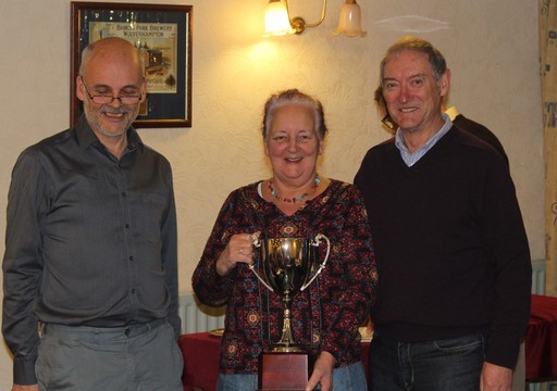 2019AGM07 Sue and Denn Won Xmas Teams But Not This Trophy