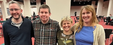 Abbey and her team-mates win EBU Swiss Teams event