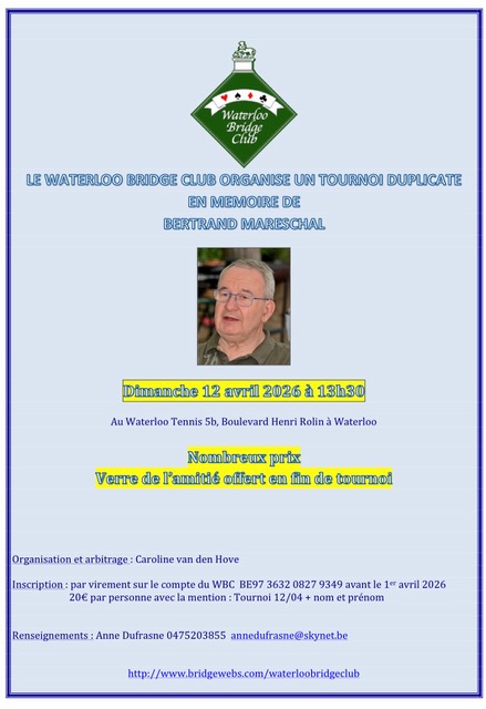 12 avril Tournoi WBC