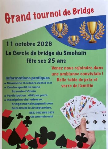 Tournoi Smohain 11 octobre