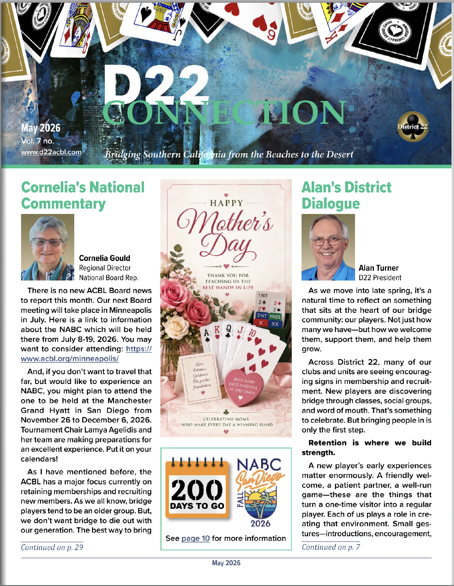 Click here to view the May 2026 D22 Connection