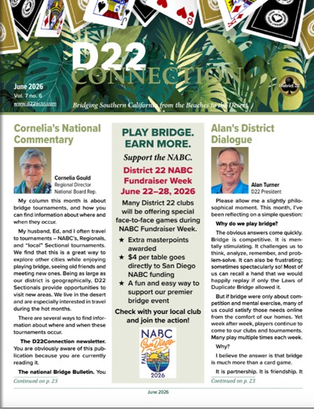 Click here to view the June 2026 D22 Connection