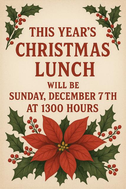 Christmas Lunch 2025