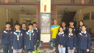 YOUTH bridge in Thailand - and over the border