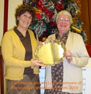 Warwickshire Introductory Pairs  - winners 2009