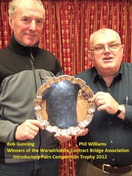 Warwickshire Introductory Pairs - Winners 2012