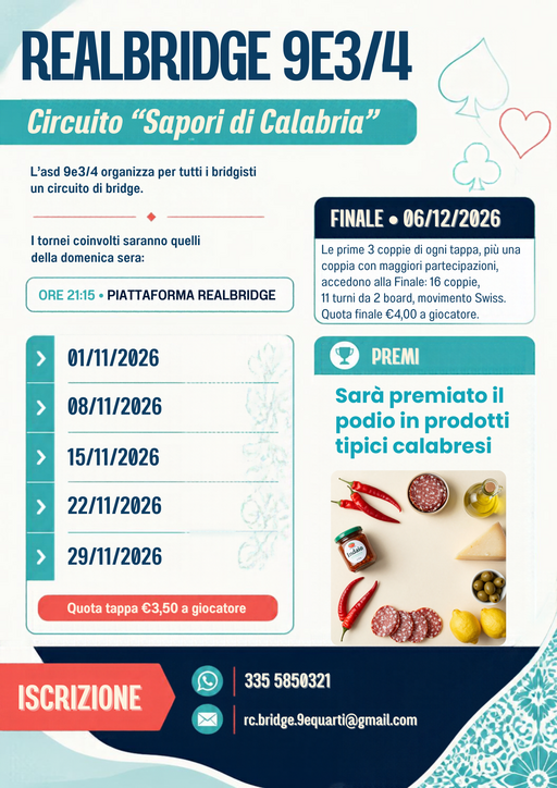 REGOLAMENTO “SAPORI DI CALABRIA”