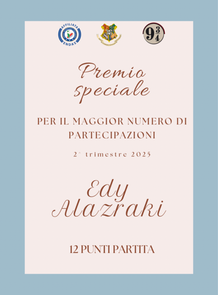 PREMIO SPECIALE TRIMESTRE