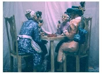 Four Ladies at Cards