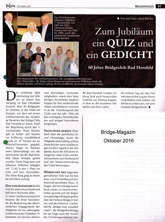 Bridge Magazin Oktober 2016