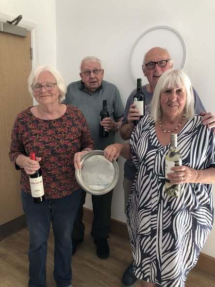Friday summer party teams event was won by Jane,Allan, Peter and June