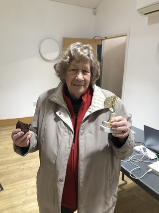 Audrey Winner of the Thursday 9th Birthday Individual