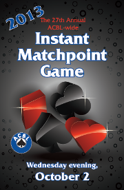 ACBL-wide Instant Matchpoint Game Wednesday Evening