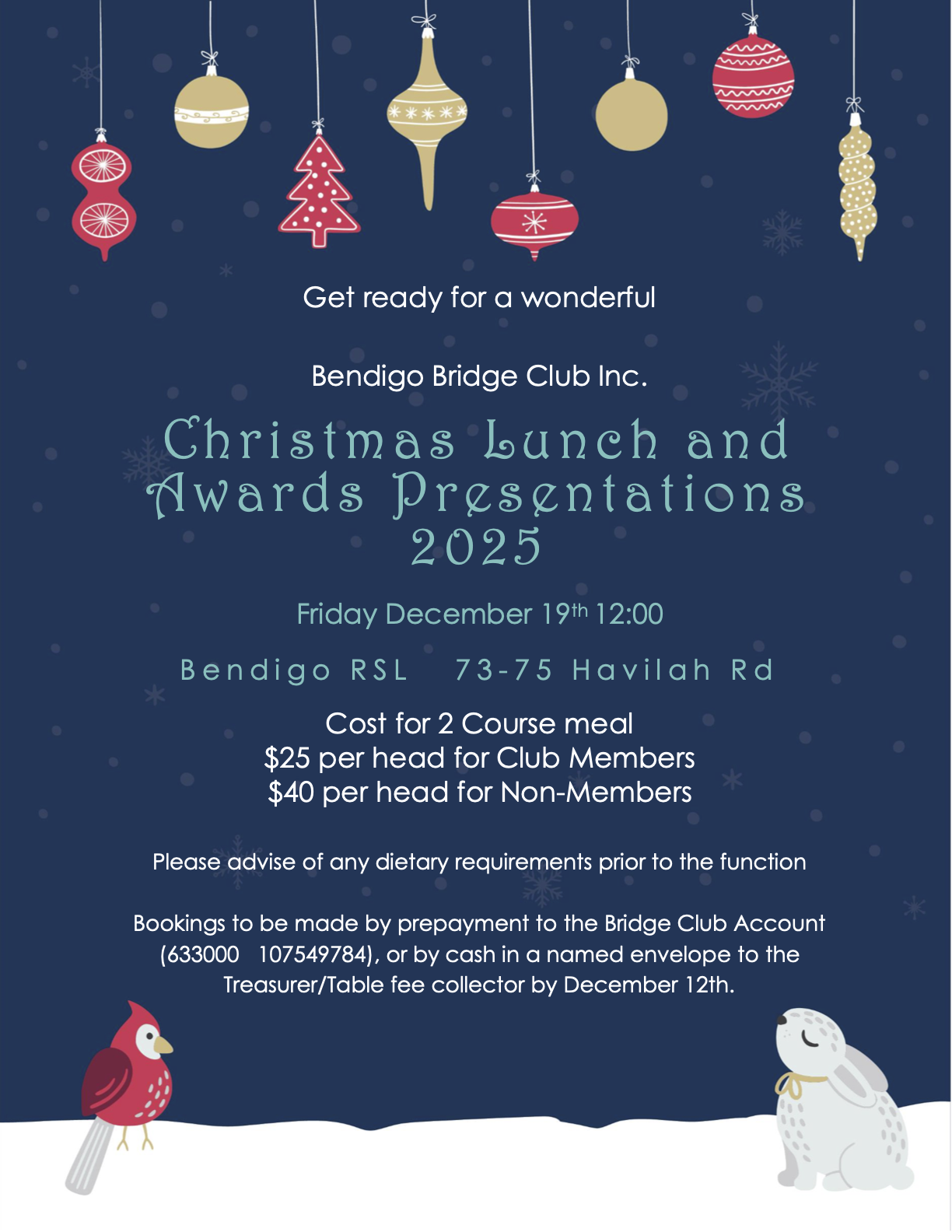 2025 Christmas Lunch