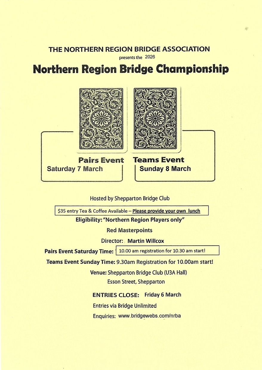 NRBA Championships Flyer