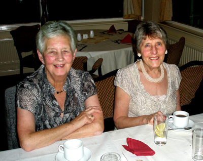 Dinner 2011 - Joan & Maureen