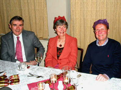 Christmas Dinner 2007 - Tony, Mary and David
