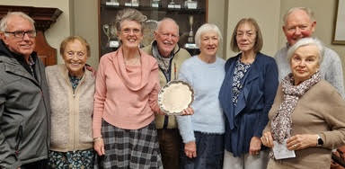Janet & Martin's team have won the Corbett Plate!