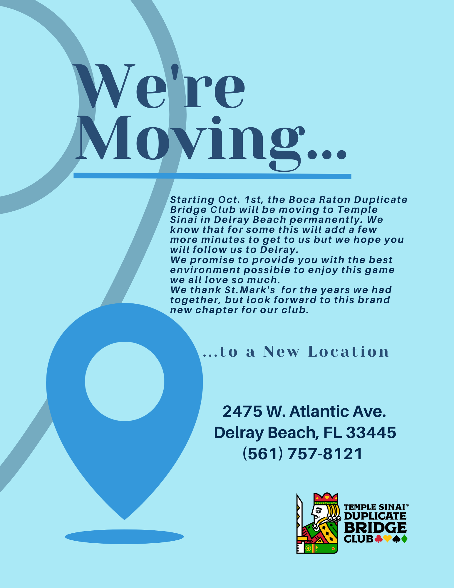 We're Moving!!!