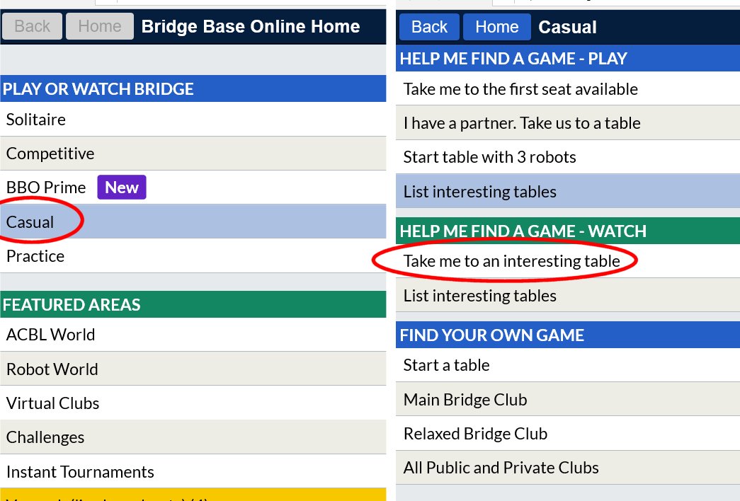 Bookham Afternoon Bridge Club Surrey Uk, How To Set Up A Casual Table On Bbo