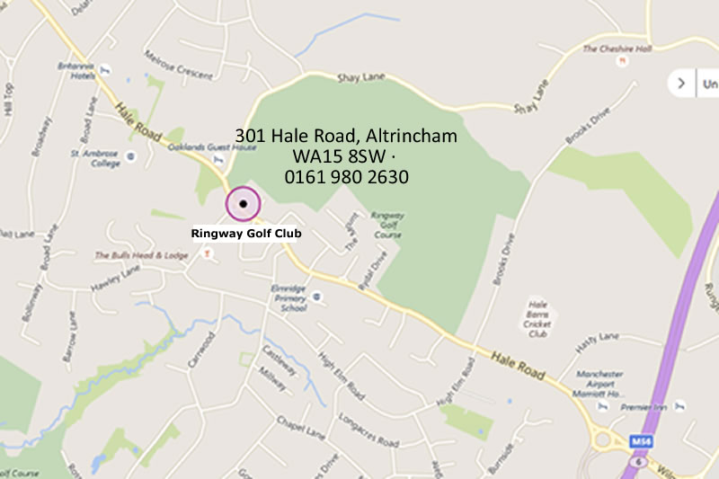 Ringway Golf Club  Access Map