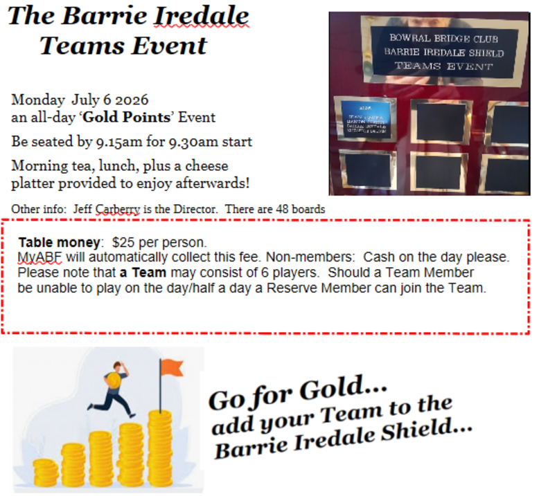 Barrie Iredale Teams Event July 6 2026