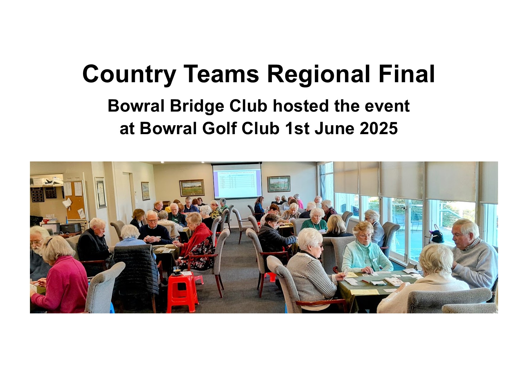 Country Teams Regional Final