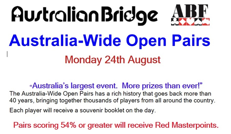 Australia-Wide Open Pairs