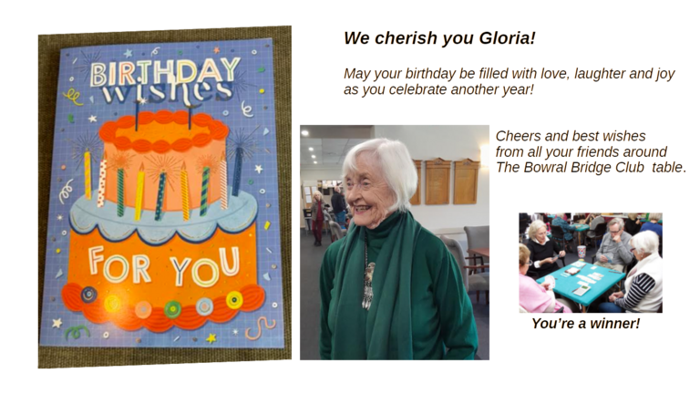Gloria Campbell's Birthday