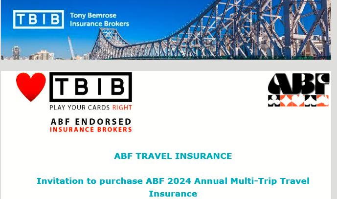 ABF Multi Trip Travel Insurance Offer