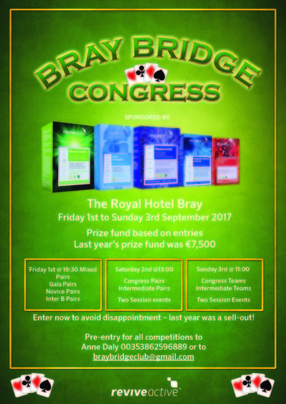 Bray BC 2017 Congress 1st-3rd September