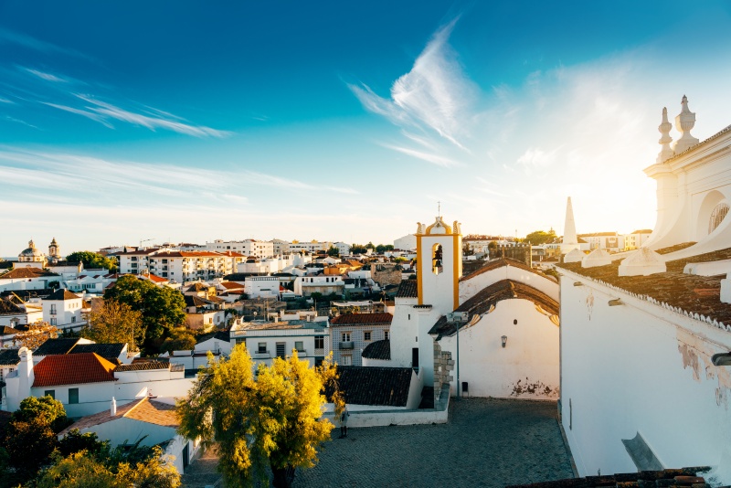 Winter Sun and Festive Charm in a Traditional Portuguese Town