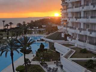 Sunrise in Mahdia today at the Hotel