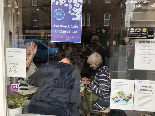 Winners at Prestwick CaféBridge Day