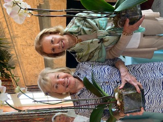 Winners of trophy for 2024 Susan Hooper & Kathy Hardiman