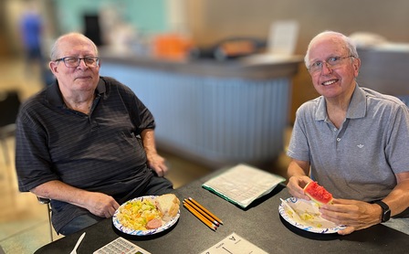 Carl & Dennis Enjoying the Day at Bridgeworks