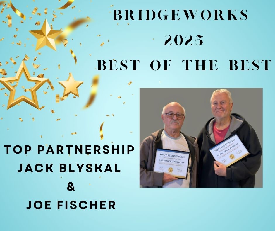 TOP PARTNERSHIP - 2025 - JACK BLYSKAL & JOE FISCHER