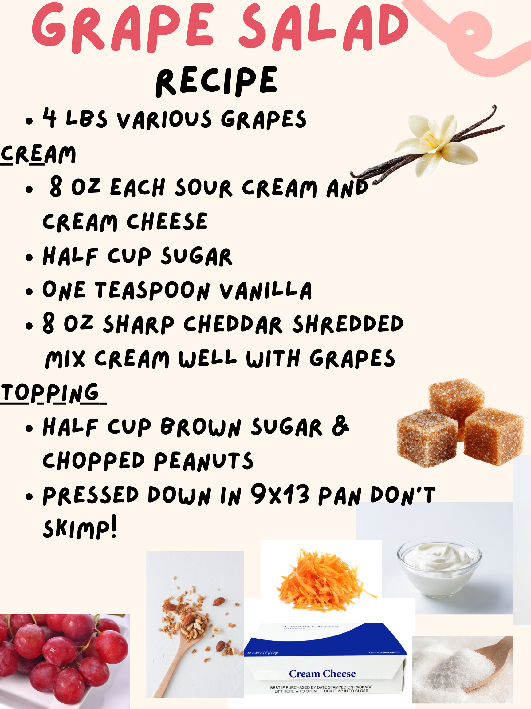 FABULOUS GRAPE SALAD